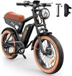 isinwheel R6 Electric Bike Adults 1500W Ebike, 28MPH, 55-75 Miles Electric Motorcycle with 13AH Battery, 20" Fat Tire Electric Dirt Bike, 7-Speed E-Bike Full Suspension, R/L Turn Headlight