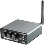 MANAYO Compact Phono Preamp & Bluetooth 5.3 Transmitter for Turntables | Hi-Fi Audio with Bass/Treble Control | Line/Phono Switch with 36db & 4db gain for Vinyl Record Player