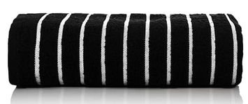 Casa Copenhagen - Egyptian Cotton Ecstatic 1 Pcs Large Bath Towel (75 X 150cm) Colour : Black