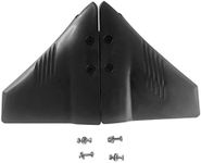 HS001 Dorsal-Fin Style Hydrofoil Stabilizer For outboard Motors Drive 5-150hp With Durable UV-Resistant Molded Black Plastic Material wings and SS316 Bolts ;