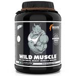 DREXSPORT Wild Muscle Builder MB Whey Protein Powder 1600g Chocolate (Pack of 1) All-Natural Isolate Blend with Creatine HCL and Amino Acids