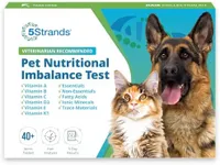 5Strands Pet Nutrition Deficiency Test, 44 Vitamins and Minerals Tested, at Home Dog or Cat Hair Sample Collection Kit, Results in 7 Days, Works for All Ages and Breeds