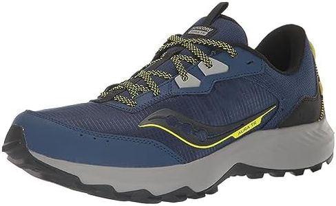 Saucony Men's Aura Tr Sneaker, Indigo/Black, 10.5