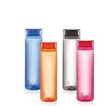 CELLO H2O Round Unbreakable Plastic Water Bottle | Lid is sealed by a silicone ring | Leak proof & break-proof |Best Usage for Office/School/College/Home/Fridge | 1 Liter | Assorted, Set of 4