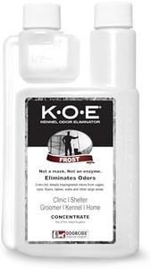 Odorcide K.O.E Kennel Odor Eliminator Concentrate – For Cages, Runs & More – For Home & Kennel w/Safe, Non-Enzymatic Formula - Frost Scent -16 oz