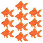 Lezevn 10Pcs Artificial Aquarium Fishes Artificial Floating Fishes Fake Fish Plastic Fish Artificial Moving Fish Ornament Decor Tank Terrarium Decoration for Aquarium Fish Tank