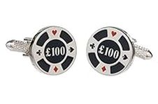 Casino Poker Chip Cufflinks - Casin