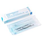 Annhua 2.8 x 10 inch Sterilization Pouches Sterilizer Bags 100 PCS, Self Seal Sterilization Pouch for Dental Instruments and Cleaning Tools