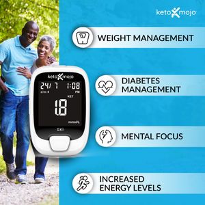 KETO-MOJO Bluetooth Glucose and Ketone Monitoring Kit
