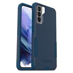 OtterBox COMMUTER SERIES Case for Galaxy S21 5G (ONLY - DOES NOT FIT Plus or Ultra) - BESPOKE WAY (BLAZER BLUE/STORMY SEAS BLUE)