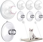 Tondiamo 8 Pcs Suction Cups Cat Window Perch Cat Window Hammock Replacement Suction Cup for Kitty Cat Window Perches Bed Seat Hammock Pet Supplies, 2 Styles (Fresh Style）