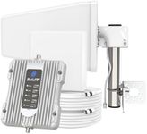 SolidRF Cell Phone Booster for House Office, Cell Booster Boosts 5G 4G LTE Data, Signal Booster Coverage Up to 5, 000 sq ft for Band 12/13/17/5/2/25/4, ISED Approved