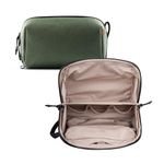 PGYTECH Travel Toiletry Bag for Men & Women, Hanging Compact Pouch, Waterproof Dopp Kit for Traveling, Shaving Bag Makeup Bag Organizer for Toiletries, Green, Toiltery Bag