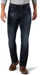 Wrangler Authentics Men's Slim Fit Straight Leg Jean, Raven, 40W x 32L