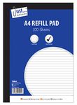 Just stationery 100 Sheet A4 Refill Pad, White