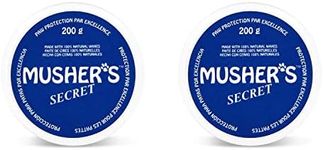 Mushers Secret Dog Paw Wax - All-Natural Dog Paw Balm, Non-Toxic Paw Protection Against Snow, Sand and Hot Pavement, Dog Foot Balm Healer, Soother and Protector for Dry, Cracked Paws 7oz/200g (2-Pack)