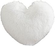 MorroMorn Fluffy Heart Throw Pillow