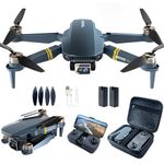 Brushless Super Endurance Foldable Quadcopter Drone for Beginners–40+ mins Flight Time,Wi-Fi FPV Drone with 120°Wide-Angle 4K HD Camera, Brushless Motor, Follow me, Dual Cameras(2 Batteries) F89-CA-240923-2