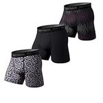 Pair of Thieves Super Fit Men’s Pattern Boxer Briefs, 3 Pack Underwear, AMZ Exclusive