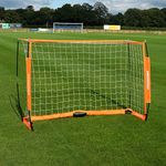 PROGOAL Football Goal with Carry Bag - Indoor & Outdoor Portable Football Goals & Football Net Football Training Equipment with Carry Bag & Anchors (6ft x 4ft)