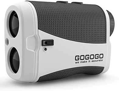 Gogogo Sport Vpro Golf Range Finder 1200 Yards Red Display Laser Rangefinder with Slope Switch 6X Magnification