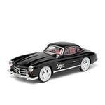 Cocoblinc 1 24 Mercedes-Benz 300Sl Model Car Sports Car Exclusive Alloy Metal Pull Back Die-Cast Car Diecast Metal Pullback Toy Car with Openable Doors & Light Music Toys for Kids - Black