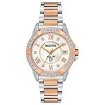 Bulova Womens Analogue Classic Quartz Watch with Stainless Steel Strap 98R234