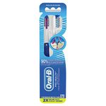 Oral-B Pro-Health Deep Reach Toothbrush, Medium, 2 count (packaging may vary)