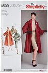 Simplicity Pattern 8509 H5 (6-8-10-12-14) Misses' Vintage Coat or Jacket, Paper, White, 22 x 15 x 1 cm