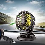 Portable Fan For Car Cigarette Lighter Plug