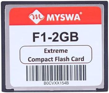 MYSWA F1-CF2GB F1 Extreme Compact Flash 2 GB MLC CF Type 1 Memory Card for CNC Machine, Railways Locomotives, Airplane Cockpits, Camera, Desktop etc