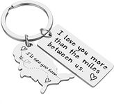 Govind Crafted Stainless Steel Drive Safe Keychain Gifts Husband Boyfriend On Father's Day Valentines Day Anniversary Birthday, Silver