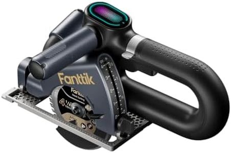 Fanttik O11 Apex 4-1/2 inch Mini Cordless Circular Saw, 4700RPM Brushless