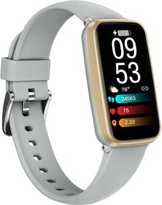 MorePro Fitness Tracker, 1.47" Smart Watch with HR Blood Oxygen Blood Pressure Monitor, Sleep Tracker Calorie Step Counter, IP68 Waterproof Fitness Watch Activity Tracker for Women Men, Gray
