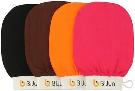 BiJun Guanti Esfolianti Marocchini Kessa Scrub Mitt, Premium Scrub Wash Mitt per bagno o doccia, per tutti i tipi di pelle e migliorare la circolazione sanguigna, doccia, spa