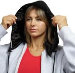 Cabeau Nap Now Hoodie - Black - an Attachable Hoodie with an Adjustable Nose Bridge to Block Out Light