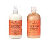 Shea Moisture Coconut and Hibiscus Curl and Shine Shampoo 379ml and Conditioner 379ml