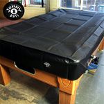 Jonny 8 Ball Heavy Duty Water Resistant Black Pool Table Cover - For 6 Foot Pool Tables