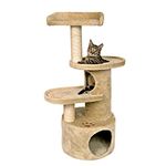 Trixie 4384 Oviedo Cat Tree, Beige/Brown Paw