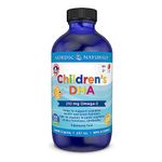 Nordic Naturals Children's DHA Liquid - Strawberry Flavored Fish Oil Supplement Rich In Omega 3 DHA, Supports Heart Health, Brain Development For Children During Critical Years, 237 mL