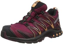 Salomon XA Pro 3D Gore-Tex Women's Trail Running Hiking Waterproof Shoes, Stability, Grip, and Long-lasting Protection, Rhododendron, 6.5