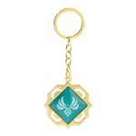 Genshin Impact Fiugre Keychains, Eye of God Key chains, Game Project Luminous Pendant Keyring Accessories Cosplay Costume, Anemo a, Small