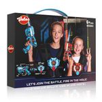VATOS Laser Tag 360° Sensors Set of 2 players, 2.4GHz Rechargeable Infrared Real-time Data Display Laser Tag Gun, Fun Family Group Activity Game Toy Guns for Kids Teenage Gifts Age 6+