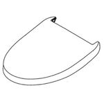 Toto THU9414#01 Elongated Replacement Washlet Seat Lid for S300E, Cotton White