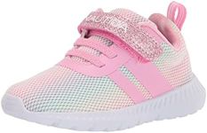 Nautica Kids Girls Boys Fashion Sneaker Athletic Running Shoe with Stap for Toddler and Little Kids-Towhee-Rainbow Sparkle-9