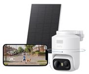 eufy Security eufyCam C37,Solar Security Camera Outdoor Wireless,360° Pan & Tilt AI Tracking,2K Solar Camera,People/Pet/Vehicle Detection,Colour Night Vision,No Monthly Fee
