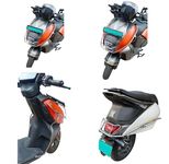 KSHEERI Vida V1 Pro, V1 Plus Full Body Chrome Crash Guard Suitable For Hero Vida V1 Pro, V1 Plus Electric Scooter (Body Kit Set)