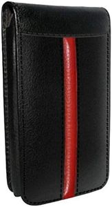 Piel Frama Classic Magnetic Race Edition Leather Case for Apple iPhone 5/5S - Black/Red