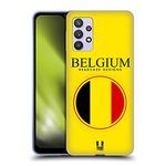 Head Case Designs Belgium Belgian België Flag Flag Patches Soft Gel Case Compatible With Galaxy A32 5G / M32 5G (2021)