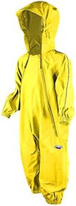 Splashy Waterproof One Piece Rainsuits and MudStopper Coveralls for Kids (5 Years, Yellow)